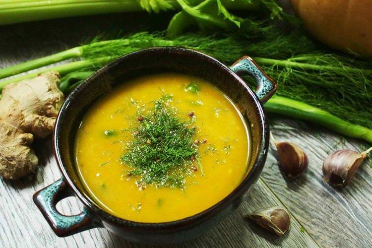 Гороховий вегетаріанський суп