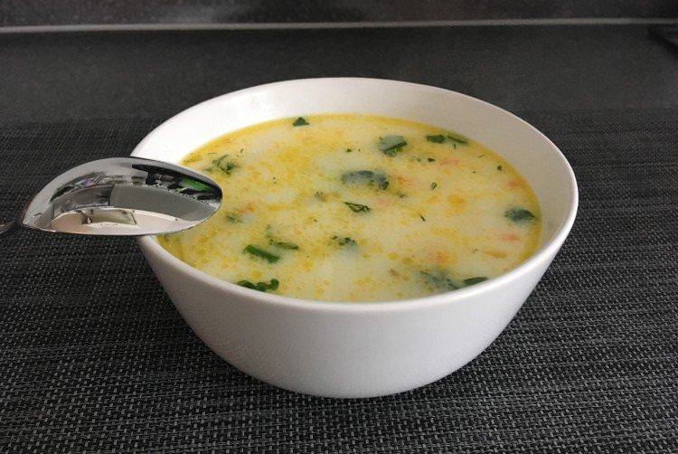 Густий суп з сиром та м'ясним фаршем - рецепт супу з плавлених сирків