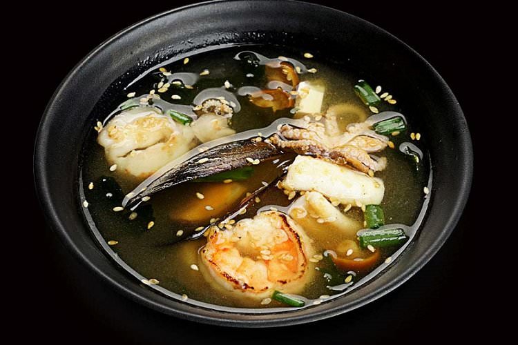Місо суп з морепродуктами
