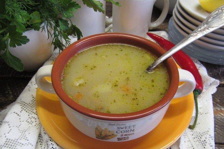 Пісний суп з коренем селери