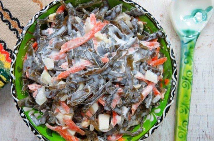 Салат із морської капусти з грецьким йогуртом - рецепти
