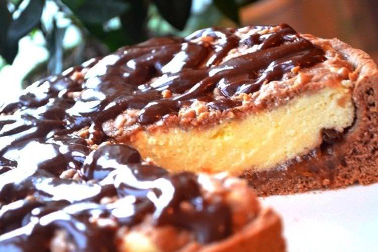 Шоколадний пиріг з варенням та сиром - рецепти