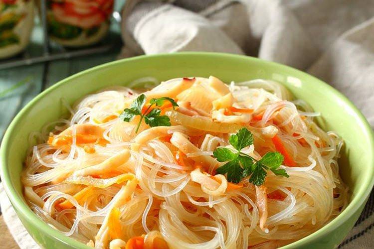 Салат з кальмарами по-китайськи - рецепти