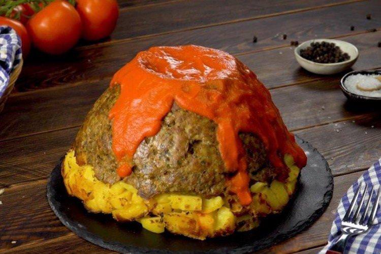 Смачний вулкан - Гарячі страви на День народження рецепти