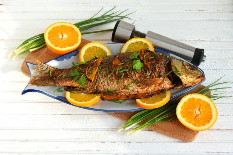 Риба з цитрусовою олією - рецепти
