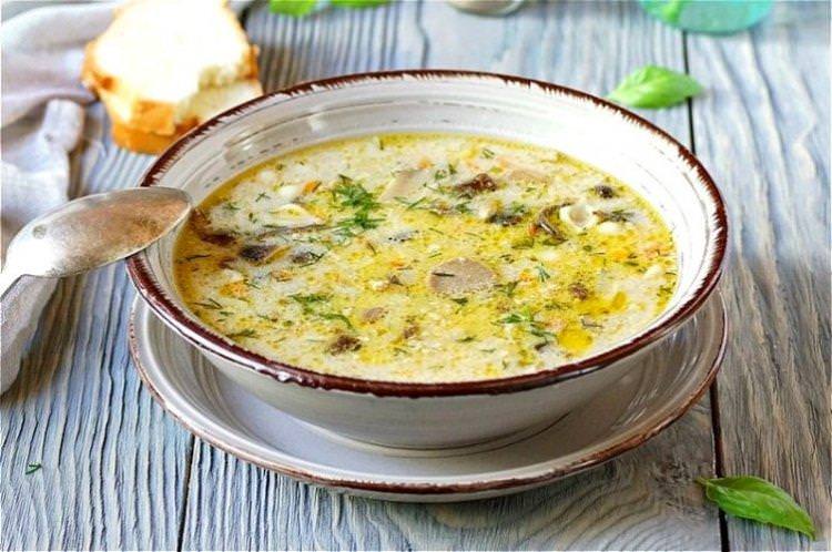 Грибний суп із білих грибів із вершками - рецепти