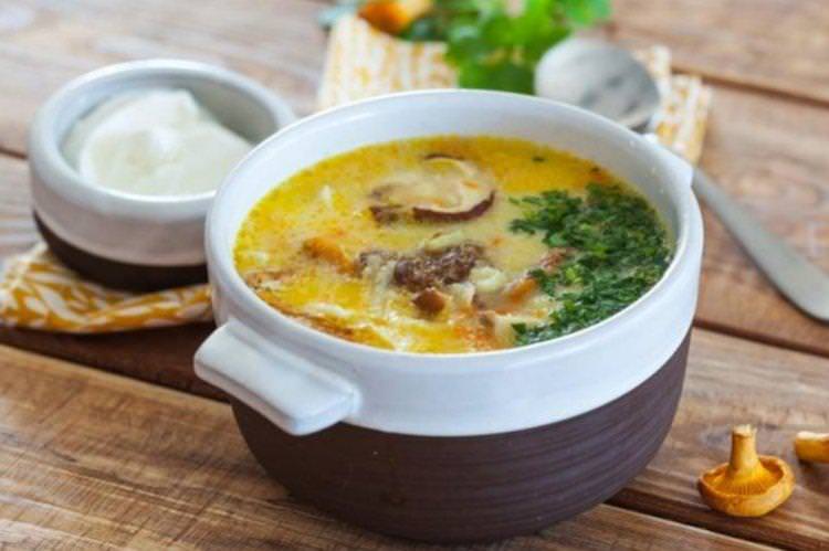 Грибний суп із білих грибів із сиром - рецепти