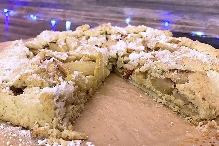 Пісний пиріг з яблуками та тофу - рецепти покроково