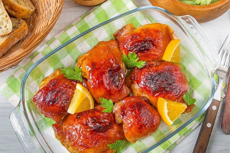 Куриця в апельсиновому желі - Як приготувати курку на Новий рік рецепти