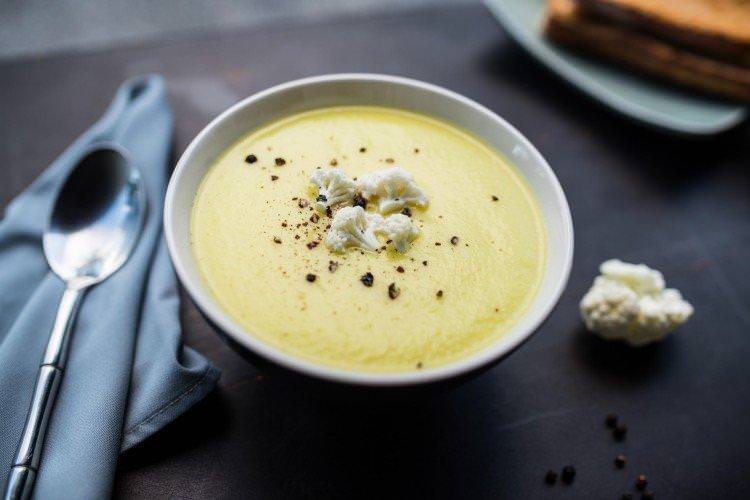 Суп-пюре з квасолі та цвітної капусти - смачні рецепти