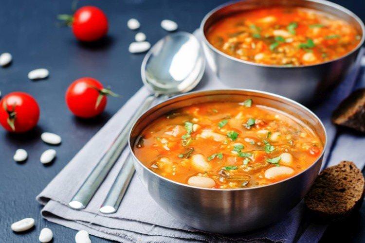 Суп з квасолею та пшоном - рецепти супів на кожен день