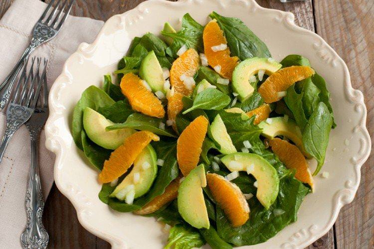 Салат з апельсинами та шпинатом - Прості та смачні салати на всі випадки життя