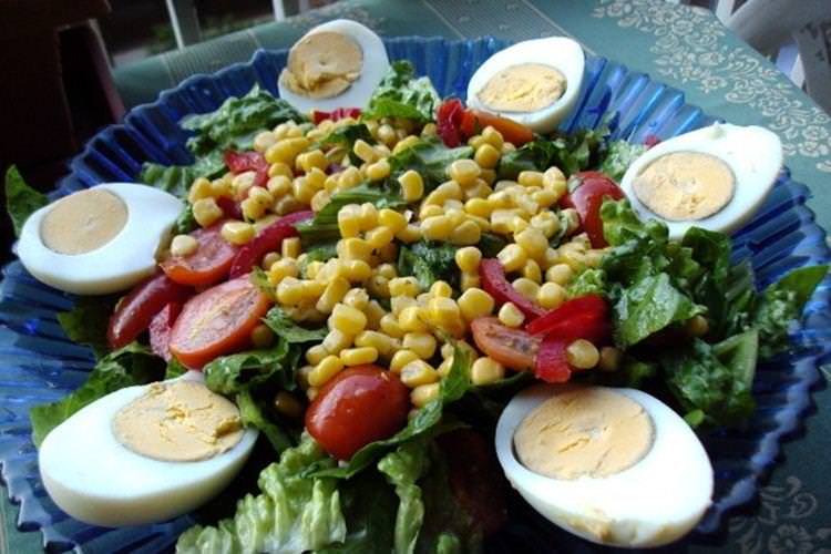 Різнобарвний салат Асорті - Салати без майонезу рецепти