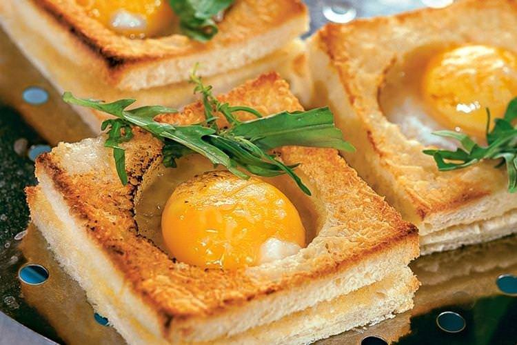 Гарячі бутерброди з яйцем - Що приготувати дитині на День народження рецепти