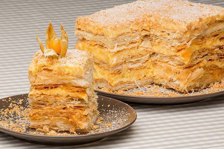 Торт Наполеон без випічки - рецепти
