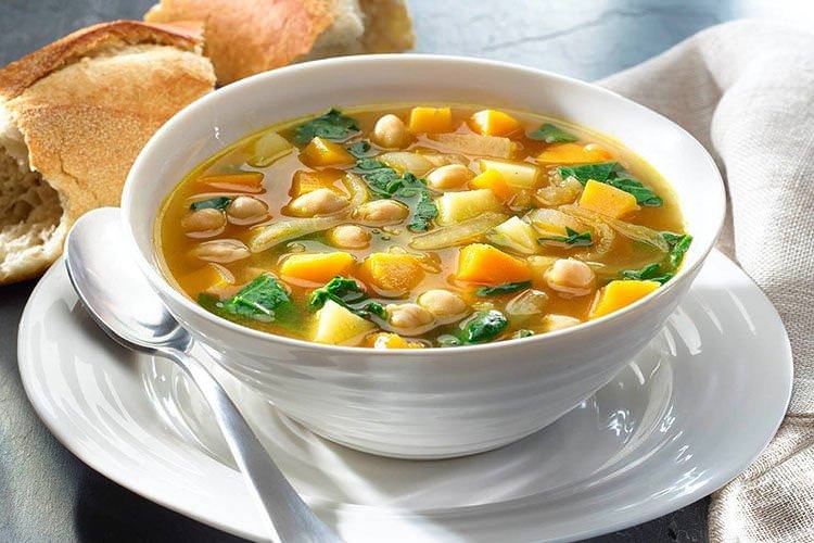 Овочевий суп з яєчним заправленням - рецепти