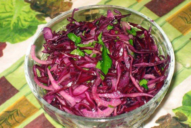 Овочевий салат Червоний захід сонця - рецепти