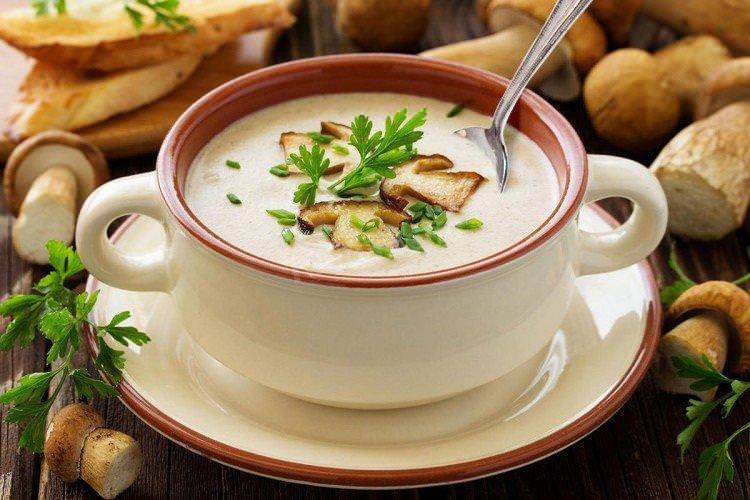 Крем-суп з печериць і картоплі - Що приготувати з печериць рецепти