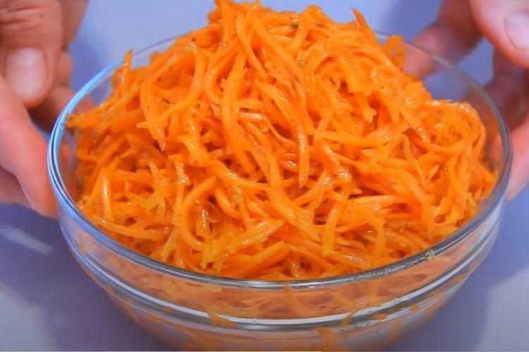 Домашня морква по-корейськи - класичний рецепт покроково з фото