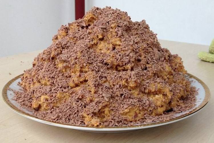 Муравейник - Торт з печива без випічки рецепти