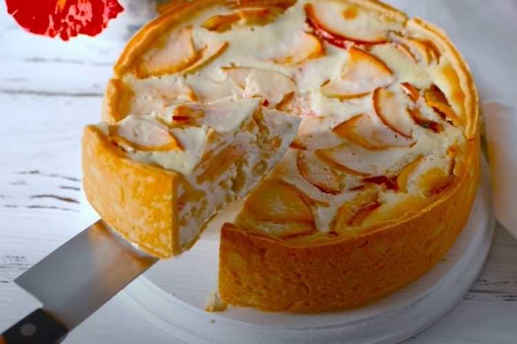 Ніжний цвітаєвський яблучний пиріг - рецепт покроково з фото