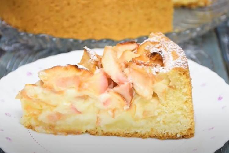Цвітаєвський яблучний пиріг з цукром - рецепт покроково з фото