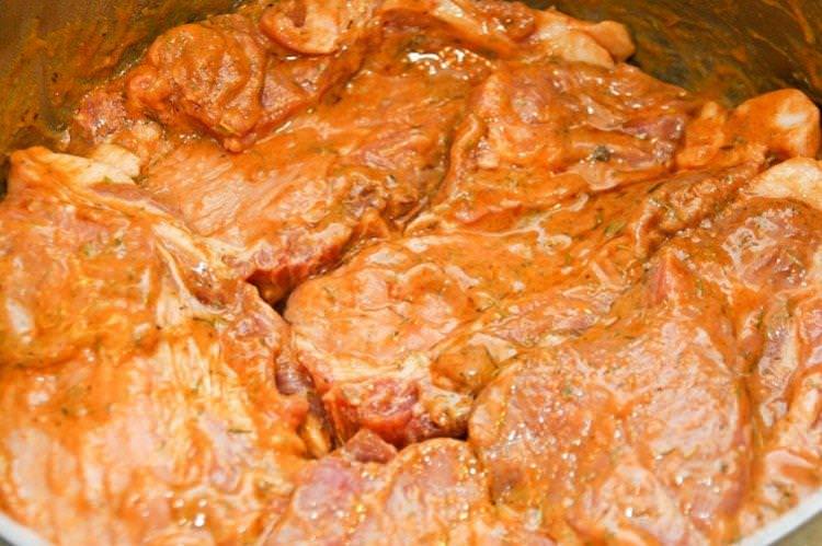 Маринад для шашлику зі свинини з гірчицею та медом - рецепти