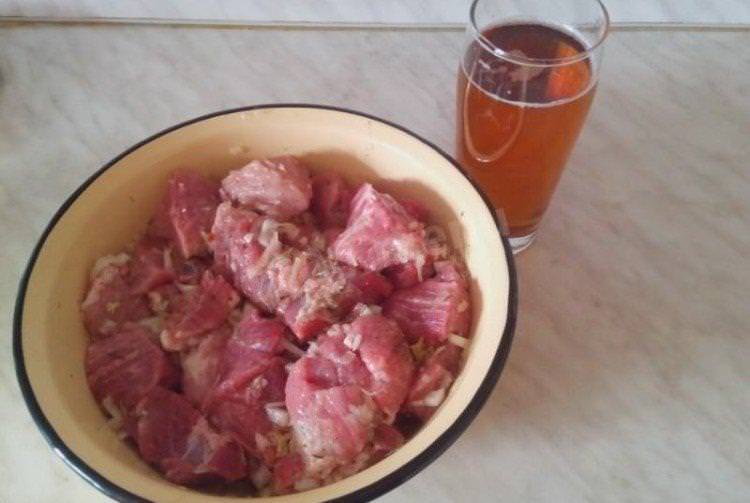 Маринад для шашлику зі свинини на пиві - рецепти