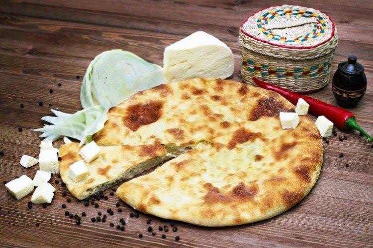 Осетинський капустяно-сирний пиріг - рецепти