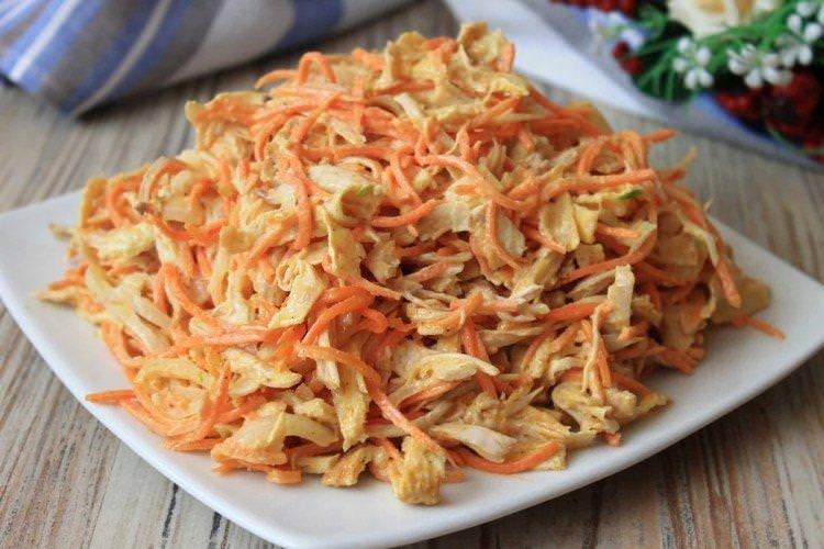 Салат з корейською морквою та картоплею - рецепти