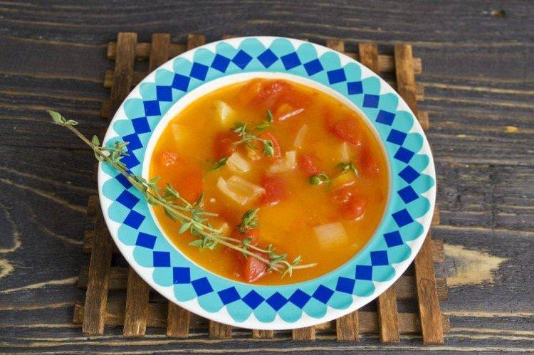 Гороховий суп з болгарським перцем - рецепти