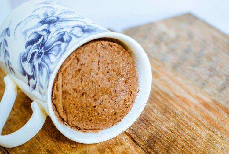Кекс з арахісовим маслом у мікрохвильовій печі за 5 хвилин у кухлі - рецепт