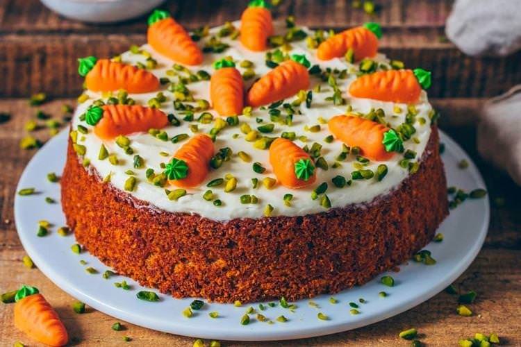 Морковний торт з гарбузом - рецепти