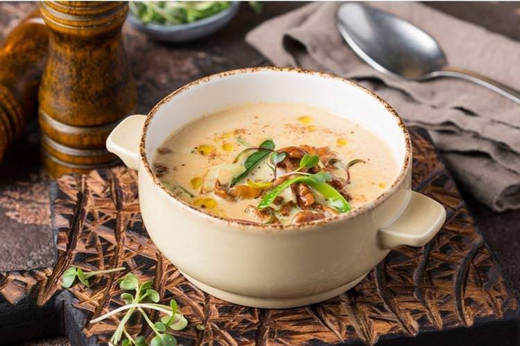 Сирний суп з лисичками - Рецепти як приготувати