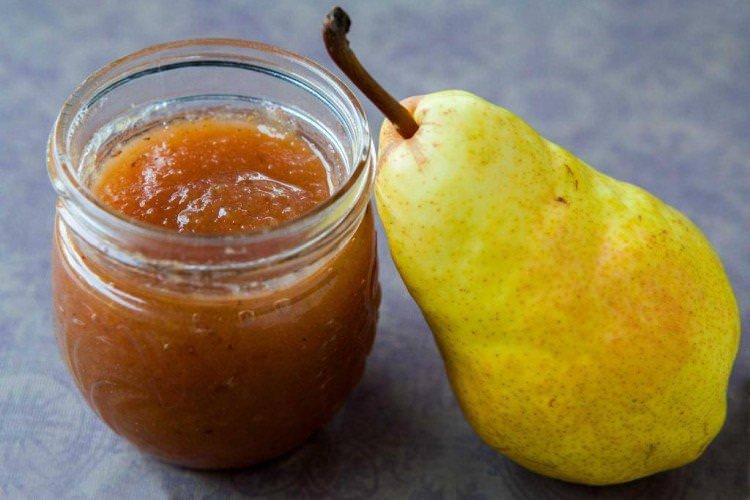 Варення з груші та персиків без цукру
